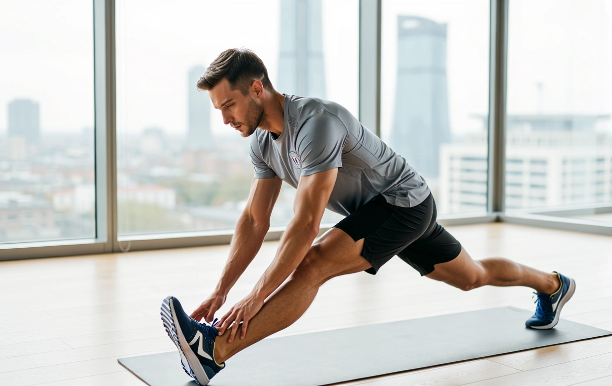 Support for the male body through movement